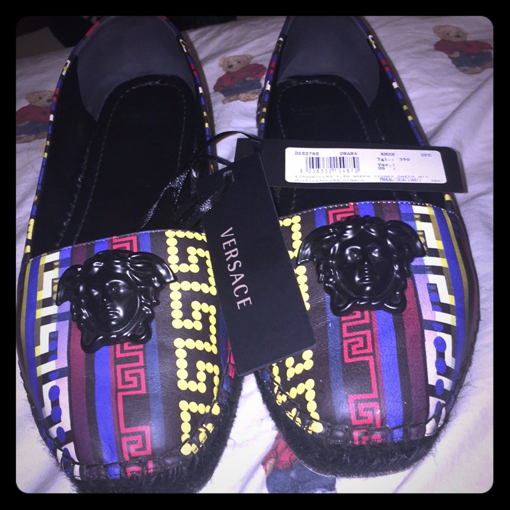 Autentic 100%versace espadrille!!